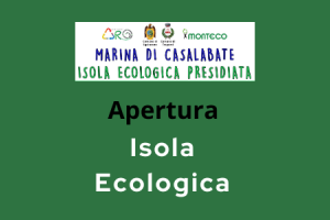 Isola Ecologica di Casalabate: apertura dal 15 giugno al 15 settembre 2024